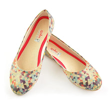 Geometric Colors Ballerinas Shoes 2028 - Goby GOBY Ballerinas Shoes