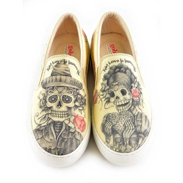 Skull slip hot sale on shoes