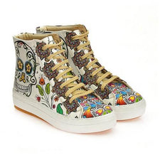 WCV2032 Skull and Mandala Sneaker Boots