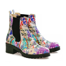 GOBY Art Short Boots WLAS112 Women Short Boots Shoes - Goby Shoes UK