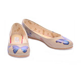 Blue Butterfly Ballerinas Shoes 1000, Goby, GOBY Ballerinas Shoes 