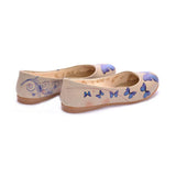 Blue Butterfly Ballerinas Shoes 1000