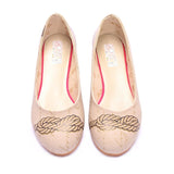 Sailor Rope Ballerinas Shoes 1018
