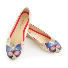 1028 Daisy and Butterfly Ballerinas Shoes
