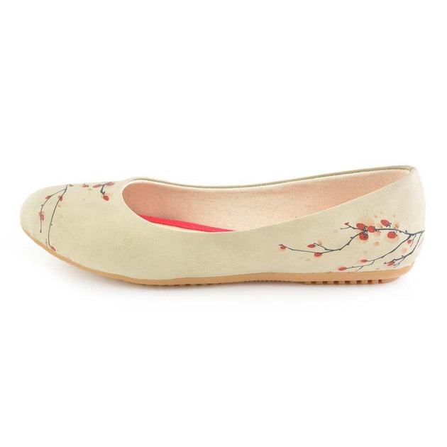 Cherry Blossom Ballerinas Shoes 1031, Goby, GOBY Ballerinas Shoes 