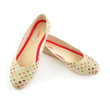 Colorful Spotted Ballerinas Shoes 1059 - Goby GOBY Ballerinas Shoes 