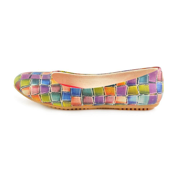 Colored Stones Ballerinas Shoes 1071 - Goby GOBY Ballerinas Shoes 