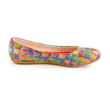 Colored Stones Ballerinas Shoes 1071 - Goby GOBY Ballerinas Shoes 