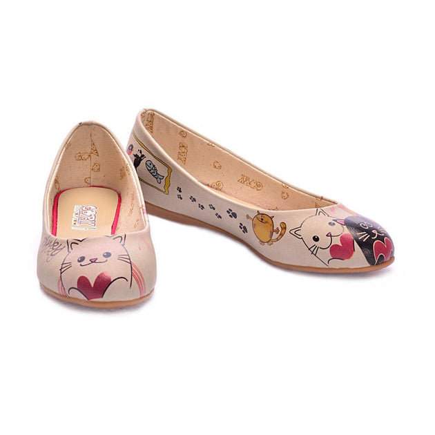 Cute Cats Ballerinas Shoes 1075 - Goby GOBY Ballerinas Shoes 