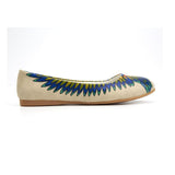 Indian Feather Ballerinas Shoes 1090
