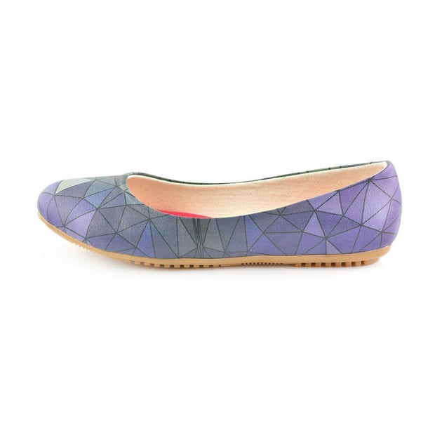 Colored Prismas Ballerinas Shoes 1094 - Goby GOBY Ballerinas Shoes 