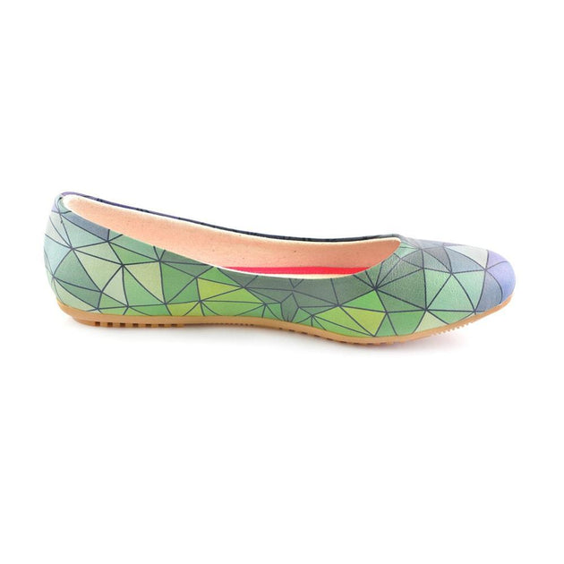 Colored Prismas Ballerinas Shoes 1094 - Goby GOBY Ballerinas Shoes 