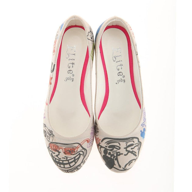 Troll Face Ballerinas Shoes 1120