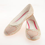 Heart Ballerinas Shoes 1125