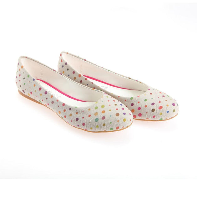 Spotted Ballerinas Shoes 1138