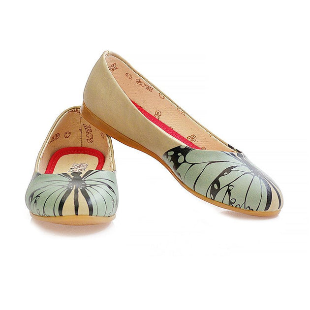 Pale Butterfly Ballerinas Shoes 2002