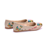 Colorful Butterfly Ballerinas Shoes 2012