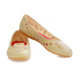 Flowers Heart Ballerinas Shoes 2032