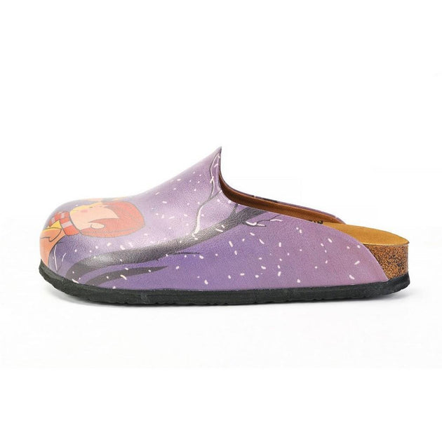  CALCEO Men and Women Love, Snow Drops and Love is in the Air Written Patterned Clogs - CAL1404 Clogs Shoes - Goby Shoes UK