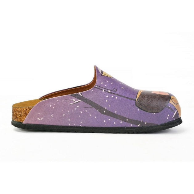  CALCEO Men and Women Love, Snow Drops and Love is in the Air Written Patterned Clogs - CAL1404 Clogs Shoes - Goby Shoes UK