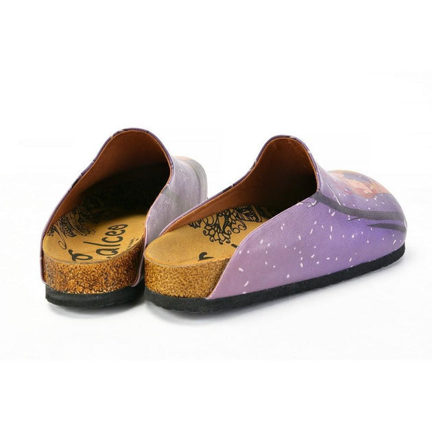  CALCEO Men and Women Love, Snow Drops and Love is in the Air Written Patterned Clogs - CAL1404 Clogs Shoes - Goby Shoes UK