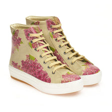 Purple Flowers Sneaker Boots CW2020