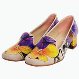  Goby DB114 Flowers Women Mary Jane Shoes - Goby Shoes UK