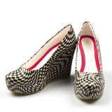 Pattern Heel Shoes DLG5116
