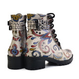  GOBY Cheerful Skull Short Boots DRY110 Women Short Boots Shoes - Goby Shoes UK