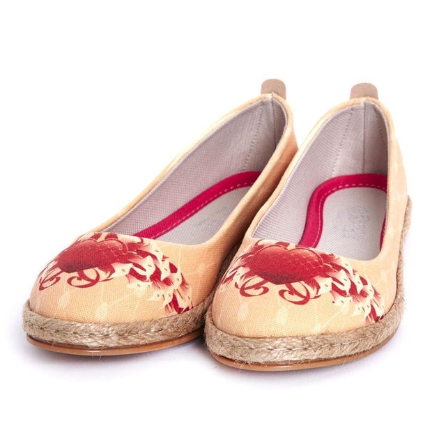 GOBY Heart Ballerinas Shoes FBR1191 Women Ballerinas Shoes - Goby Shoes UK