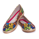  GOBY Flowers Ballerinas Shoes FBR1194 Women Ballerinas Shoes - Goby Shoes UK