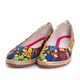  GOBY Flowers Ballerinas Shoes FBR1194 Women Ballerinas Shoes - Goby Shoes UK