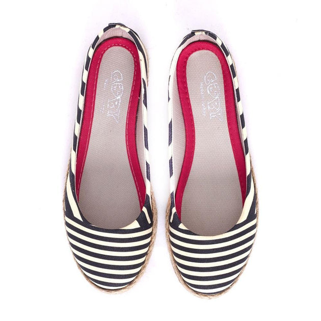 Striped Ballerinas Shoes FBR1199