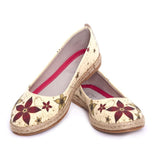  GOBY Flowers Ballerinas Shoes FBR1203 Women Ballerinas Shoes - Goby Shoes UK