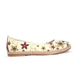  GOBY Flowers Ballerinas Shoes FBR1203 Women Ballerinas Shoes - Goby Shoes UK