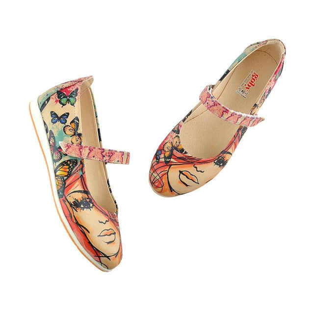  GOBY Beautiful Face Ballerinas Shoes GOB102 Women Ballerinas Shoes - Goby Shoes UK