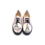  GOBY Eiffel Tower Oxford Shoes GOB301 Women Oxford Shoes - Goby Shoes UK