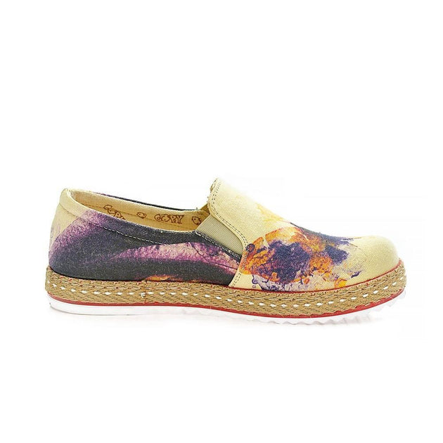 Woman and Butterfly Slip on Sneakers Shoes HV1567