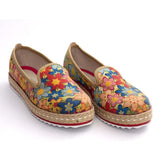 Flowers Slip on Sneakers Shoes HVD1455 - Goby GOBY Slip on Sneakers Shoes 