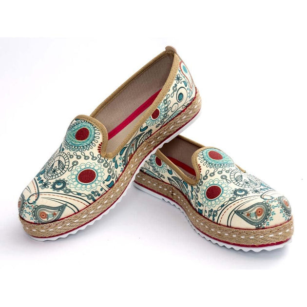 Pattern Slip on Sneakers Shoes HVD1459