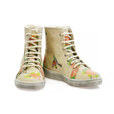  GOBY Flowers Short Boots JAS101 Women Short Boots Shoes - Goby Shoes UK