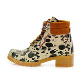  GOBY Dalmatian Short Boots KAT109 Women Short Boots Shoes - Goby Shoes UK