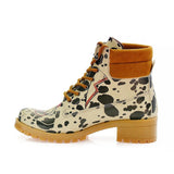  GOBY Dalmatian Short Boots KAT109 Women Short Boots Shoes - Goby Shoes UK