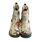  GOBY Flowers Short Boots LAS104 Women Short Boots Shoes - Goby Shoes UK