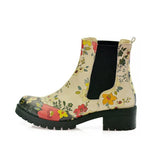  GOBY Flowers Short Boots LAS104 Women Short Boots Shoes - Goby Shoes UK