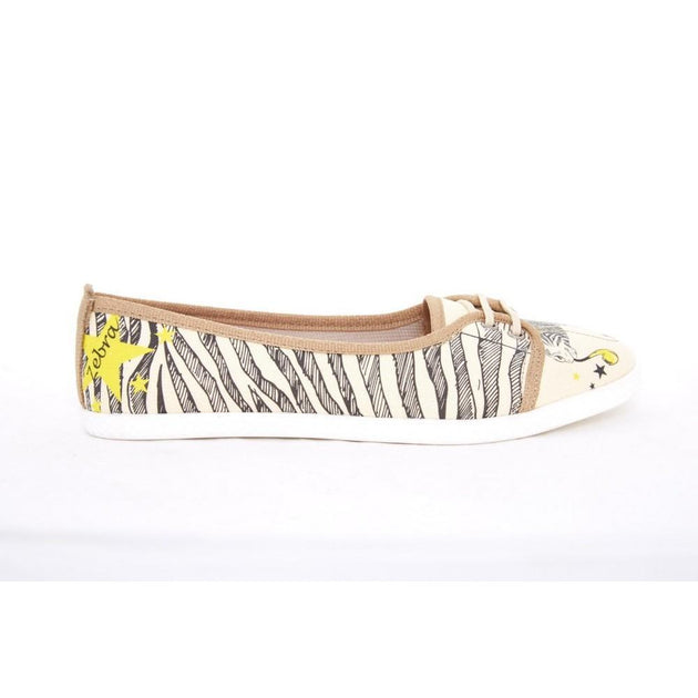 Zebra Style Slip on Sneakers Shoes LCS3005