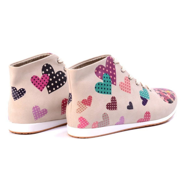 Hearts Short Boots LND1138
