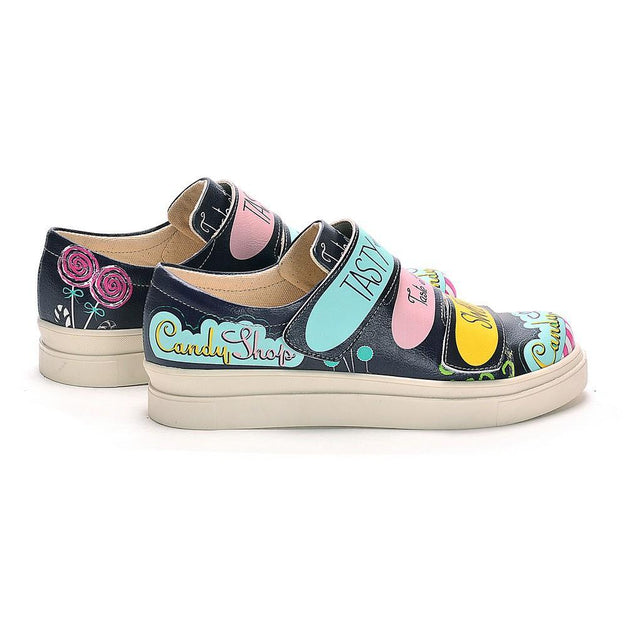 Candy Shop Slip on Sneakers Shoes NAC109, Goby, NEEFS Slip on Sneakers Shoes 