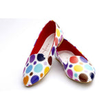 Colored Dots Ballerinas Shoes NBL219, Goby, NEEFS Ballerinas Shoes 