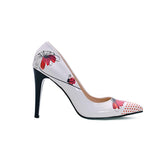 Flowers and Dots Heel Shoes NBS109 - Goby NEEFS Heel Shoes 